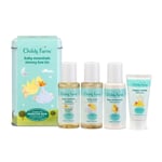 Childs Farm Set Baby Wash Bubbles Moisturiser Nappy Cream Aloe Vera Sensitive 