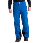 Dare 2b Mens Recycled Waterproof Ski Pants | Breathable Trouser Bottoms with ARED Technology | Adjustable Braces, Snow Gaitors and Zip Gusset Olympian Blue