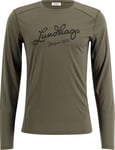 Lundhags Lundhags Men's Fulu Merino Longsleeve T-Shirt Forest Green L, Forest Green