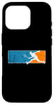 Coque pour iPhone 16 Pro Joueur de squash rapide avec raquette de tennis