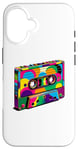 Coque pour iPhone 16 Lecteur de Cassette Musique Magnétophone