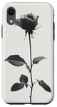 Coque pour iPhone XR Rose Minimalisme Unique Floral Vintage Nature Cadeau