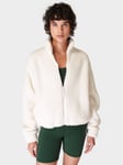 Sweaty Betty Canyon Zip Up Fleece, Lily White