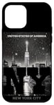 Coque pour iPhone 12 mini Cool Black & White New York City Skyline, New York City