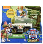 Pat Patrouille : Tracker + Jeep / 4x4 - Figurine Et Vehicule - Paw Patrol