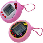 Coque De Protection En Silicone Pour Tamagotchi,Convient Également Aux Appareils Pac-Man Avec Anneau De Couleur - Type Pink