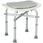 Shower Stool for Elderly Adjustable Shower Seat with Padded Cushion