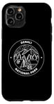 Coque pour iPhone 11 Pro Parc national de Denali Camp Mountain Fire Tree Moon Star