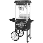 Royal Catering - Machine à Popcorn Appareil Pop Corn Professionnel Rétro Avec Chariot 1600w Neuf