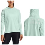 Under Armour Ladies Tech Twist Graphic Hoodie UA Gym Hooded Lightweight Top