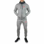 Nike Air Mens Fleece Tracksuit Full Set Grey - Size X-Large