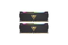 Patriot Viper Steel RGB - 32GB:2x16GB - DDR4 RAM - 3600MHz - DIMM 288-pin - Icke ECC - CL18