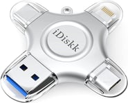 Clé Usb De Stockage De Photos Certifiée Mfi 1 To Pour Iphone, Usb-C, Ipad, Android, Samsung, Usb Pour Iphone 15/14/13/13 Pro/12/12 Pro/12 Mini/11/Pro/Xr/X, Clé Photo Pour Ordinateur, Macbook[Q493]