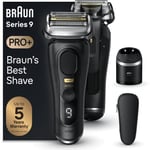 Rasoir électrique BRAUN - Séries 9 PRO+ 9560cc - 5 Éléments De Rasage, Tondeuse De Précision Intégrée, Station SmartCare, Étanche