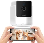 Cam Caméra De Surveillance Pour Animaux De Compagnie Avec Chat Vétérinaire Intégré Pour Chats Et Chiens, Caméra De Sécurité Vidéo Avec Qualité Hd 1080P Cc10Us