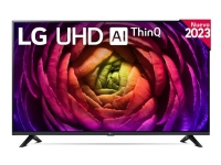 LG 55UR74006LB - 55 Diagonalklasse UR74 Series LED-bakgrunnsbelyst LCD TV - Smart TV - webOS, ThinQ AI - 4K UHD (2160p) 3840 x 2160 - HDR - Direct LED