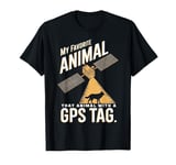 My Favorite Animal GPS Tag Tracking Animals T-Shirt