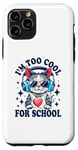 Coque pour iPhone 11 Pro Je suis trop cool pour l'école