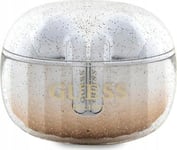 Guess Glitter Gradient Tws Bluetooth-Hodetelefoner Med Dockingstasjon - Gullfarge