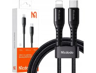 Mcdodo Ca-5630 Usb-C To Lightning Cable, 36W, 0.2M (Black)