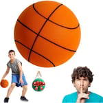 Tyst Basketboll 29,5 Tum, Standard Hush Handtag Basketboll, Tyst Basketboll Dribbling Inomhus Orange Orange Number 5