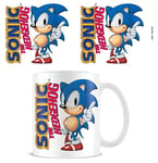 Pyramid International Sonic The Hedgehog Mug (Classic Sonic Design) in Presentation Gift Box - Official Merchandise, Blue,Green