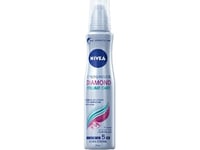 Nivea Hair Care Styling Diamond Volume Care Ultra Strong Hair Mousse 150 Ml