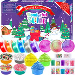 PANSHAN Christmas Countdown Advent Calendar 2024 – 24 Days of Fun Crystal Slime