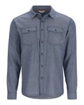 Simms Shoal Flannel Shirt Midnight L Stilig og behagelig flannelskjorte