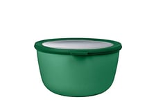 Mepal - Bol Multifonction Cirqula Rond - Boîte Conservation Alimentaire avec Couvercle - Convient comme Boîte de Hermétique pour le Réfrigérateur, Micro-ondes & Congélateur - 3000 ml - Vivid green