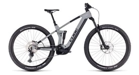 Vtt electrique tout suspendu cube stereo hybrid 140 hpc pro 625 shimano deore 11v 625 wh 27 5   gris vert swamp 2024