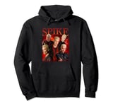 Buffy The Vampire Slayer Iconic Spike 90's Collage Poster Pullover Hoodie