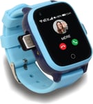 Montre Connectée Enfant Gps Et Téléphone - Traceur Gps Enfant Avec Localisation - Montre Telephone Avec Sim, Montre Gps Enfant Appel Vidéo, Appel Sos, Étanche Ip67 (Bleu)[X1681]