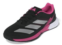 adidas Homme Defiant Speed 2 Tennis Shoes Chaussures, Noyau Noir, Argent, Rose lucide, 39 1/3 EU