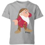 Disney Snow White Grumpy Classic Kids' T-Shirt - Grey - 7-8 Years