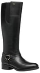 Geox Femme D Felicity NP ABX B Bottes Tendance, Noir, 39 EU