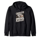 Cassette Tapes The Original Playlist Cassette Tape Zip Hoodie