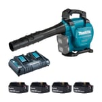 Makita DUB363PGV-4 Twin 18v Brushless Blower & Vacuum (4x6Ah)