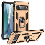 Google Pixel 7      Military Armour Ring Case    Gold