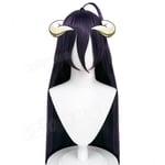 Anime Overlord Albedo Cosplay Puku Halloween Jouluasu Cos Naisten Valkoinen Mekko Overlord Albedo Cosplay