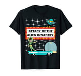 Retro 50s Sci-fi Attack of the Alien Invaders T-Shirt