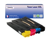 4 Toners compatible avec l'imprimante Xerox DocuColor 252, 255, 260, 265, 265LP, 265ST remplace Xerox WC7655 (Noire+Couleur) - T3AZUR