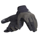 Dainese - Torino Gloves, Fabric Motorcycle Gloves, Knuckle Protectors, Touch Screen, Men's Motorcycle Gloves, Black/Grape-Leaf, M