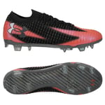 Under Armour Shadow Elite 3.0 Fg - Svart/ares Red/metallic Gun Metal - Gräs (Fg), storlek 37½