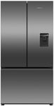 Fridge Freezer Fisher &amp; Paykel Series 7 RF540ANUB6 Freestanding American - Black Steel - F Rated