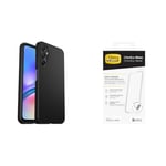 OtterBox Protective Sleek Case Samsung Galaxy A05s - black - ProPack with Premium Glass Screen Protector