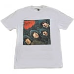 The Beatles Unisex Adult Rubber Soul Album Ringspun Cotton T-Shirt - S