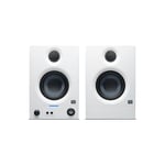 PreSonus Eris 3.5 Gen 2, Enceintes Actives 3,5" de Bureau pour Multimédia, Gaming, Production Musicale de Qualite Studio, Puissance de 50 W - en Blanc