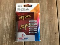 Keyforge - 40 Logo Sleeves Rouge 66x92 MM - GAMEGENIC - Pochettes