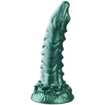 Creature Cocks Cockness Monster Lake Creature Silikone Dildo 20 cm - Grøn